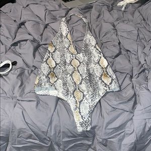 Snakeskin bodysuit express
